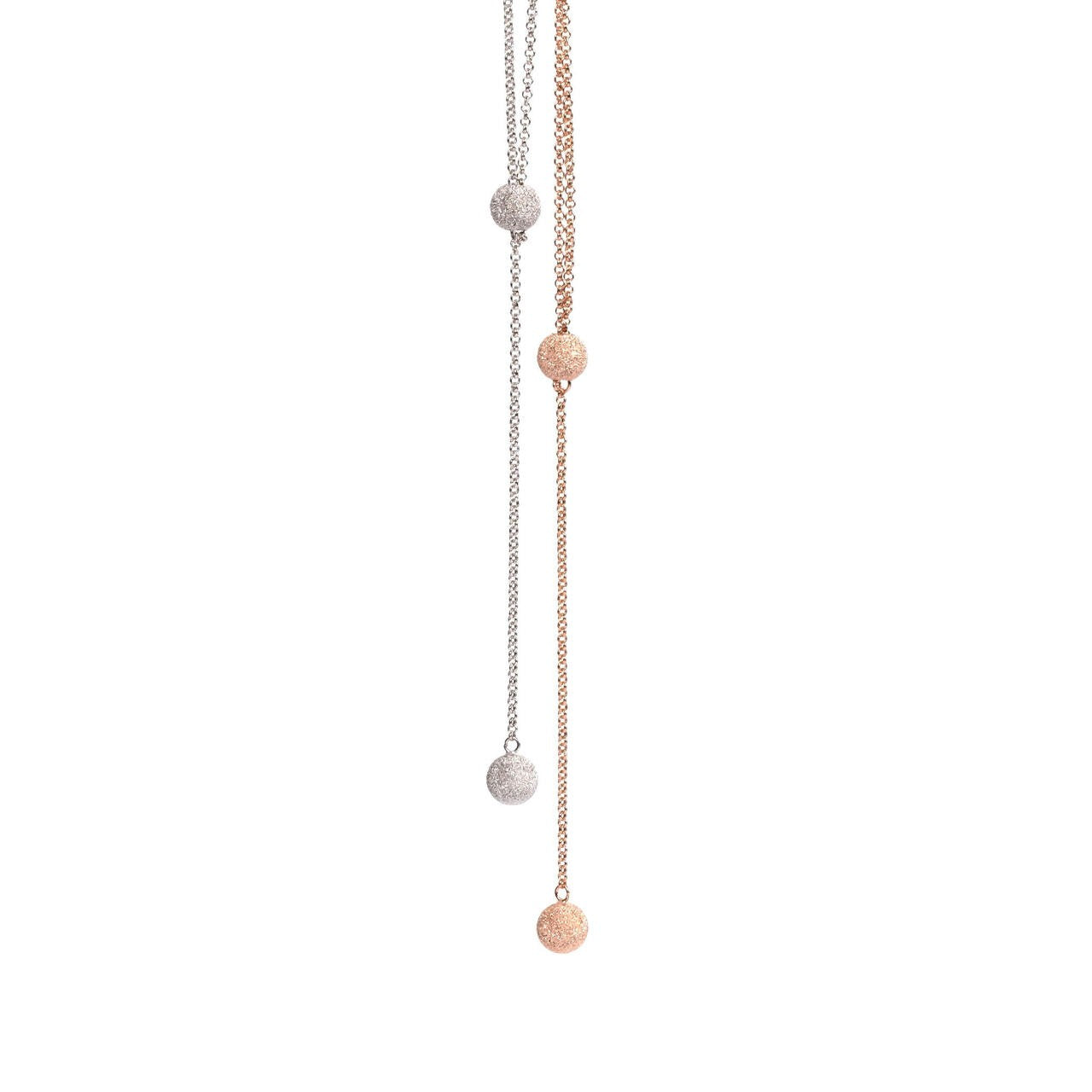Necklace with sugarballs and pendant. by MyaMoon at www.brixbailey.com