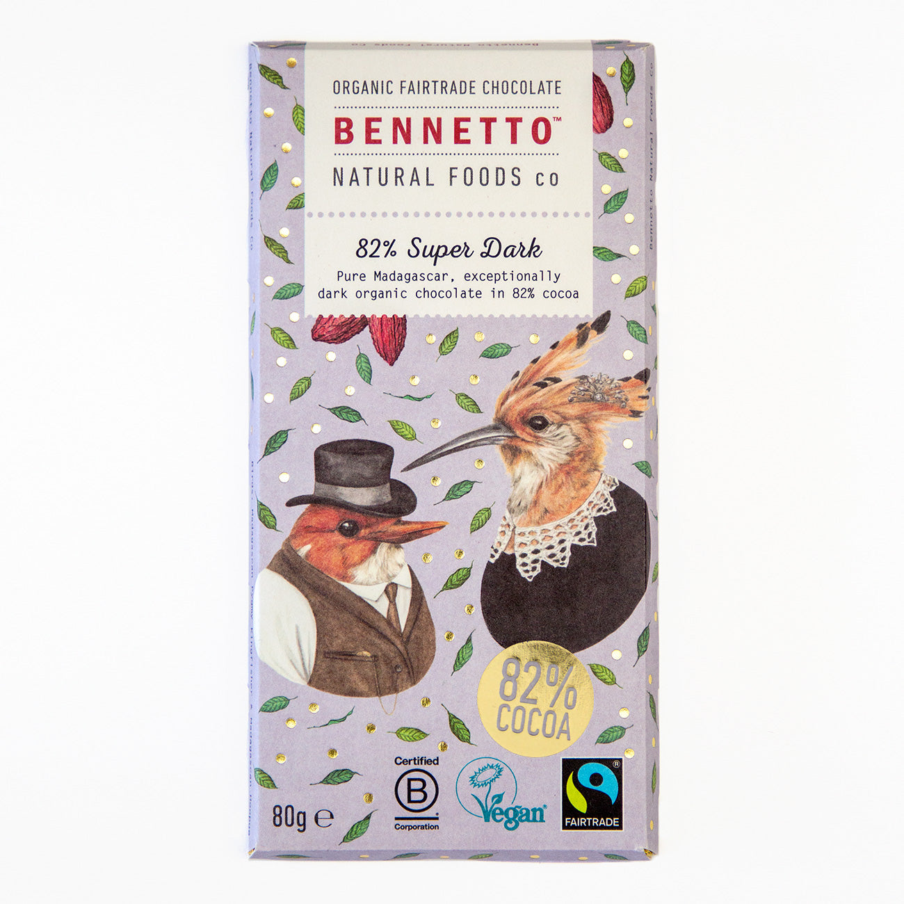 82 Percent Super Dark Madagascar Chocolate Bar