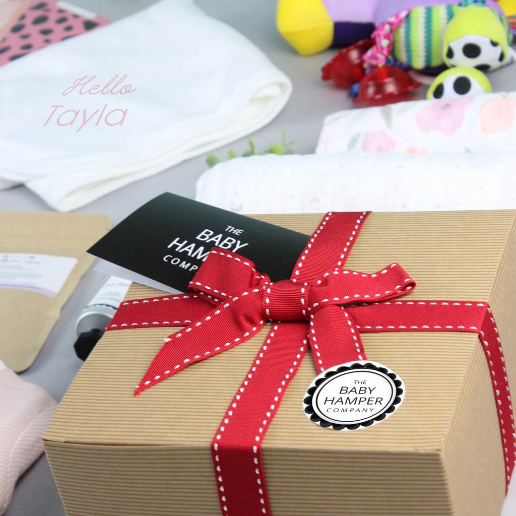 Luxury Newborn Gift Box for Baby Girls, Personalised