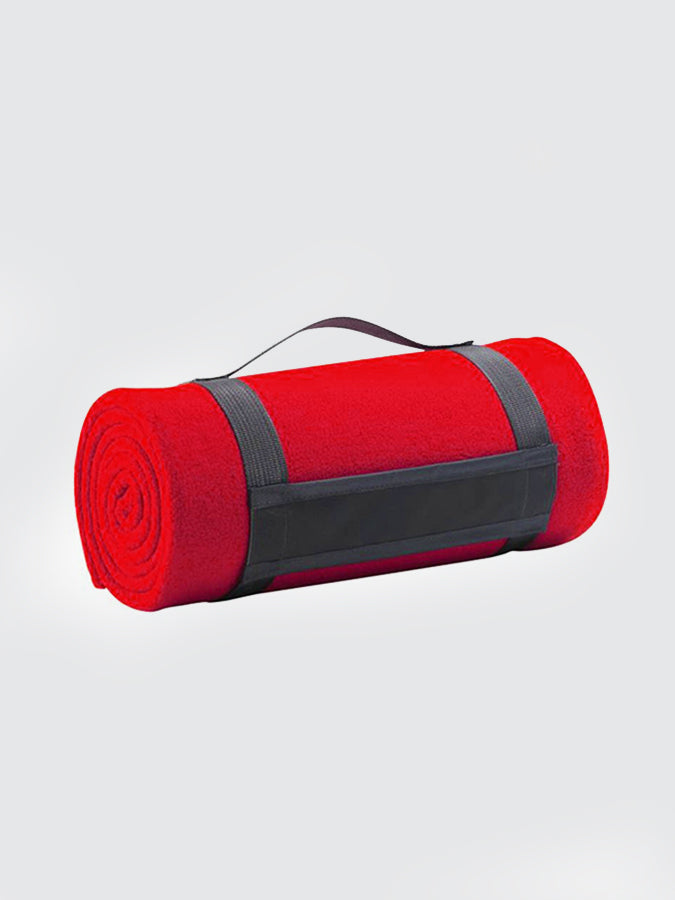 Plaid Fleece Yoga Studio Blanket