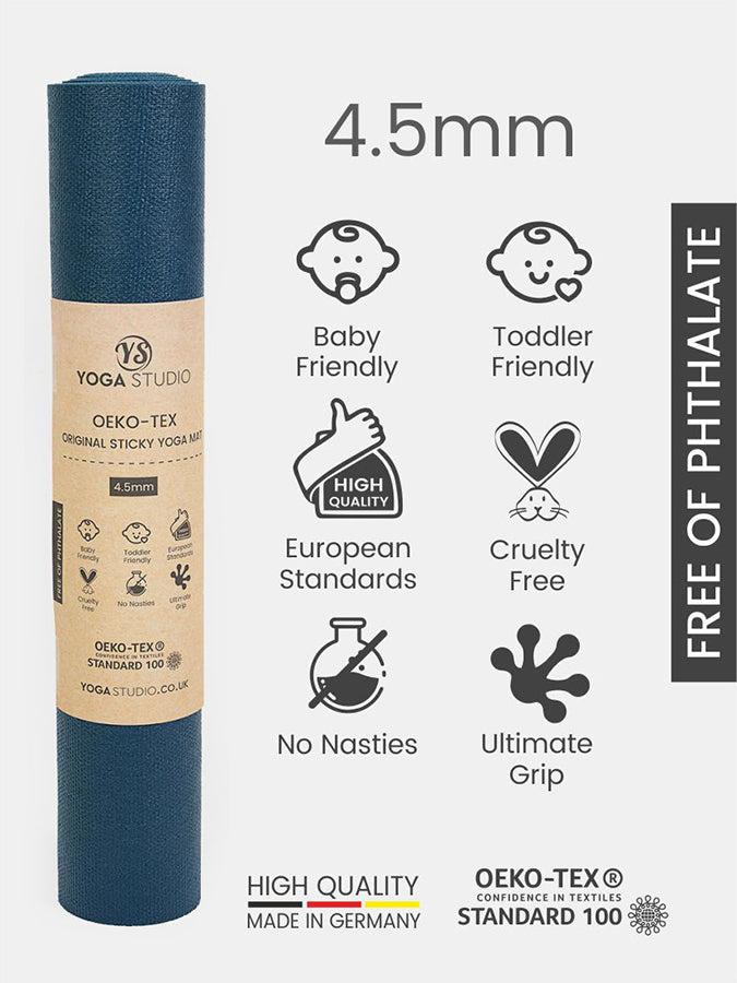 Sticky Yoga Mat 4.5mm Standard or Long