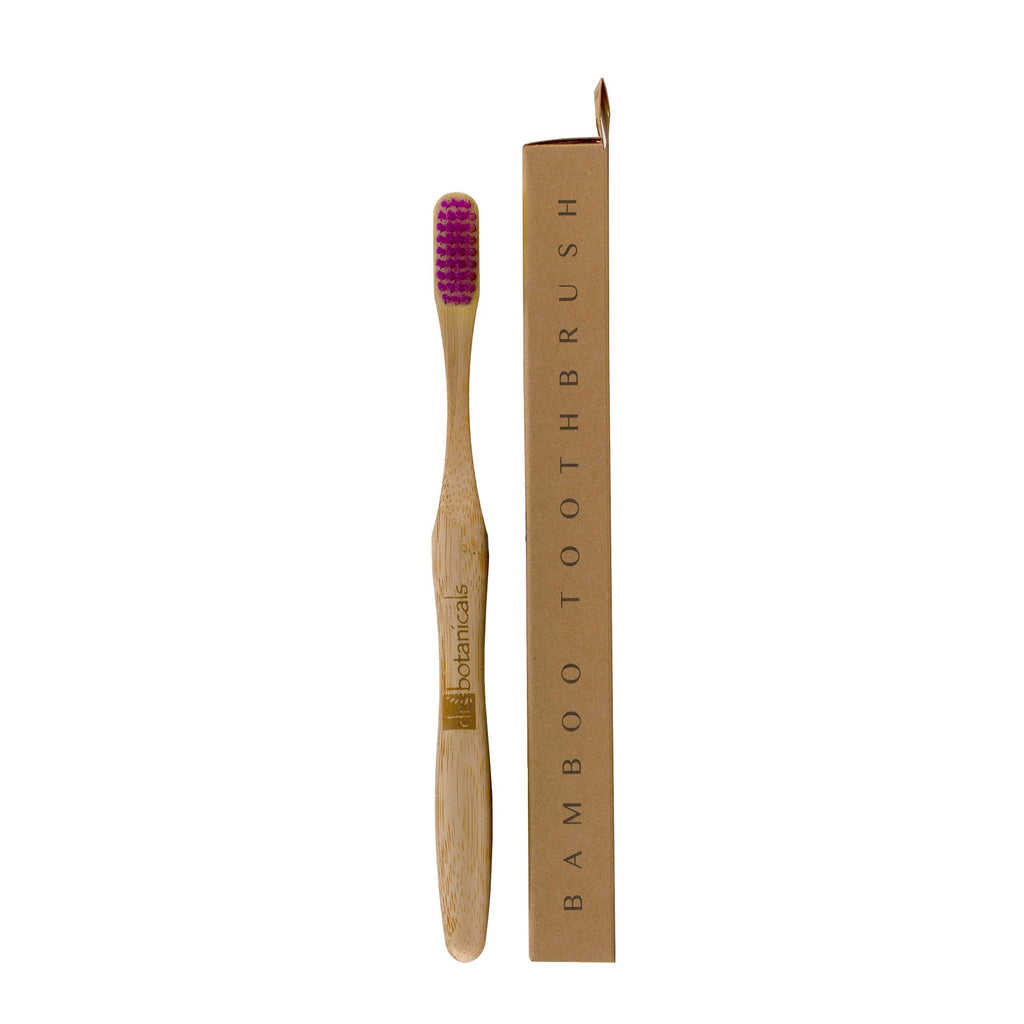 Bamboo Toothbrush Purple Twin Pack