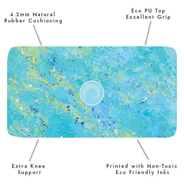Thalassa Yoga Pad with Carry Strap