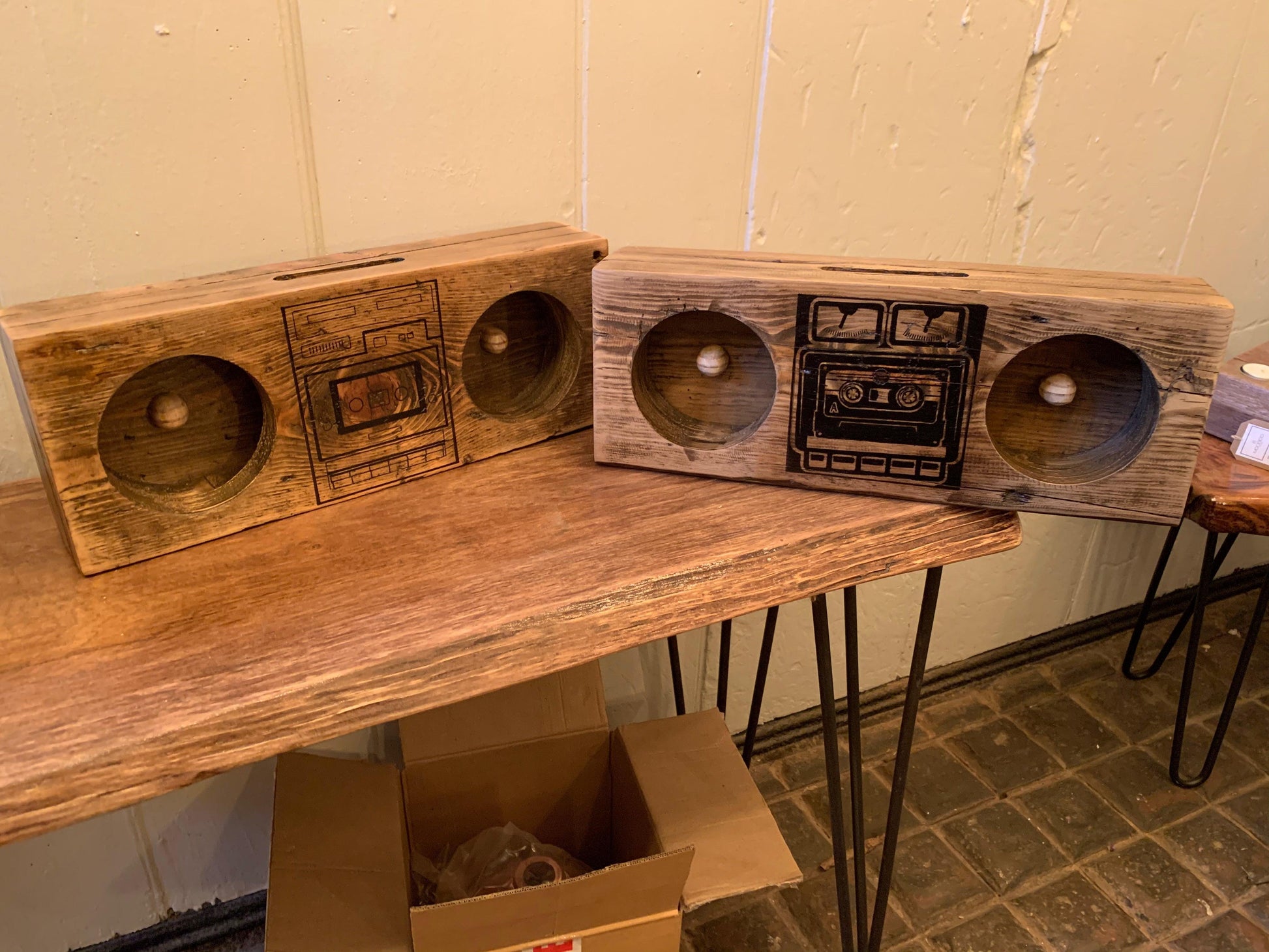 Boombox Acoustic Wooden Speaker