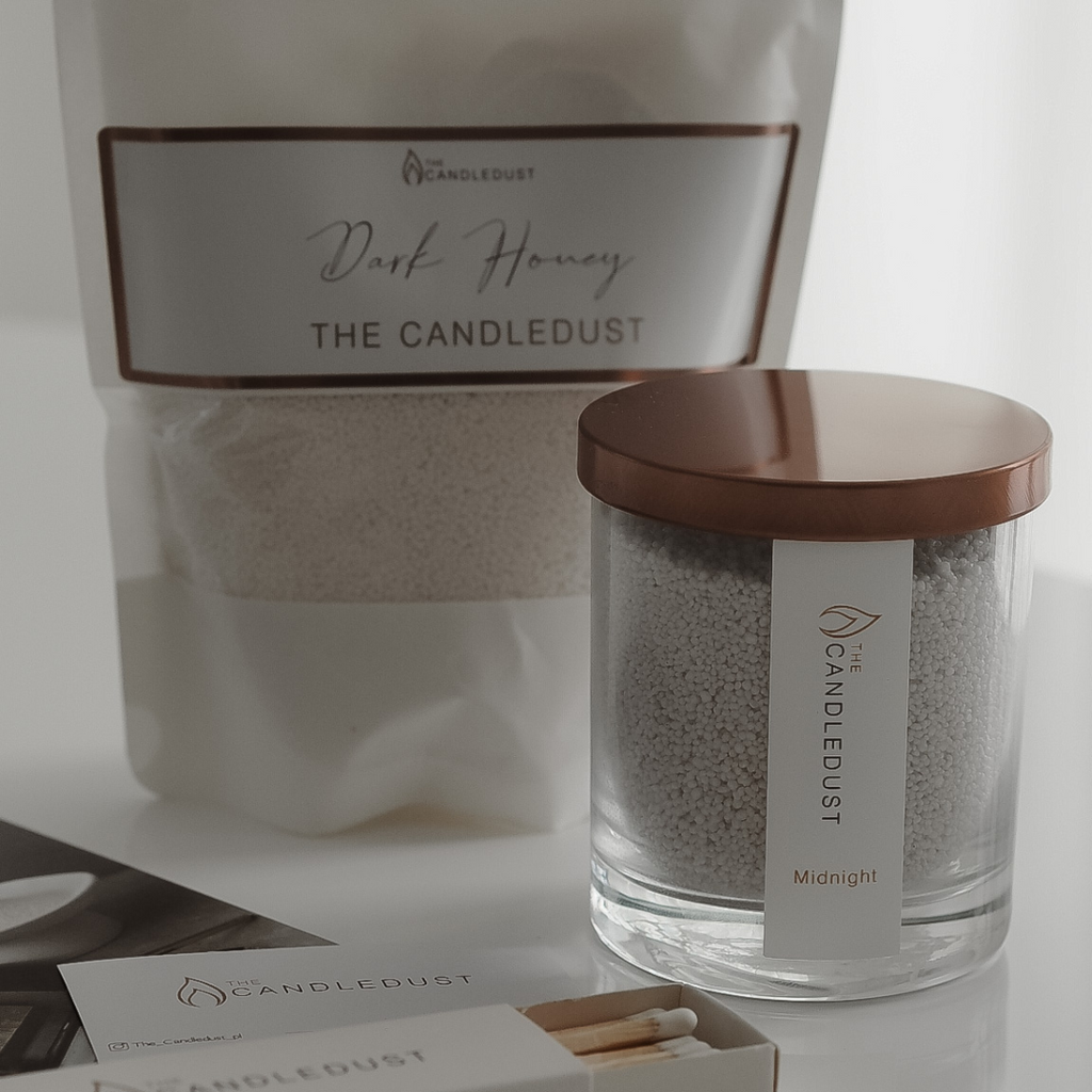 Candledust Scented Candle Refill Kit – Honey & Smoky Aroma by Candledust at www.brixbailey.com