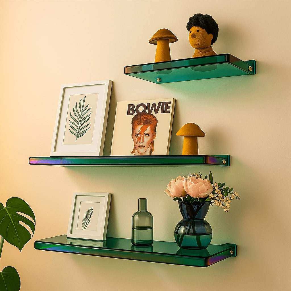 Minimal Acrylic Shelf in 4 Colors and 3 Sizes