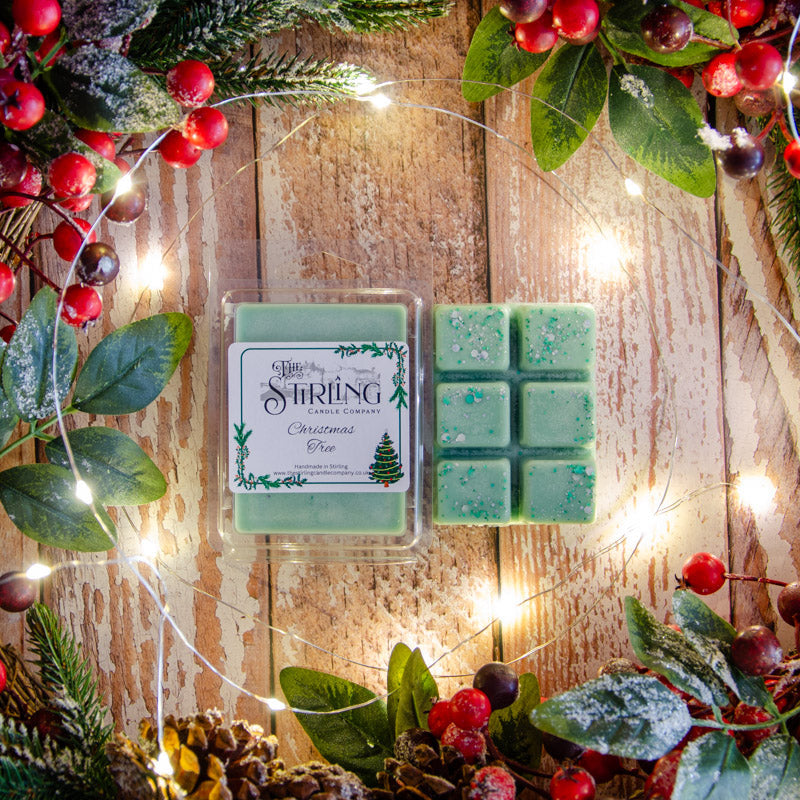 Christmas Tree Wax Melt Clamshell