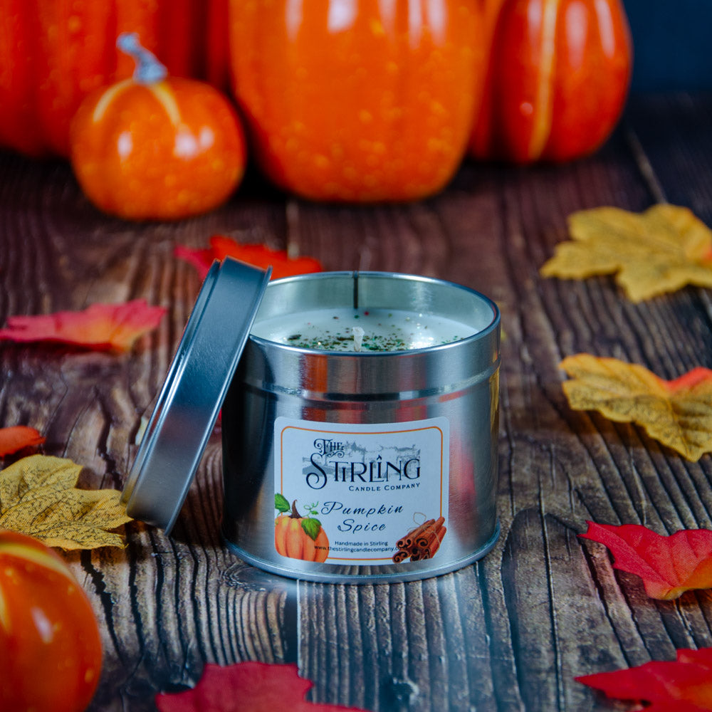 Pumpkin Spice Travel Tin Candle