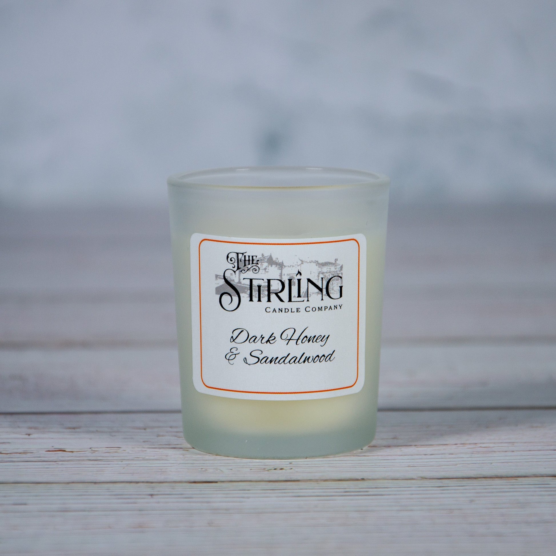 Dark Honey and Sandalwood Small Candle