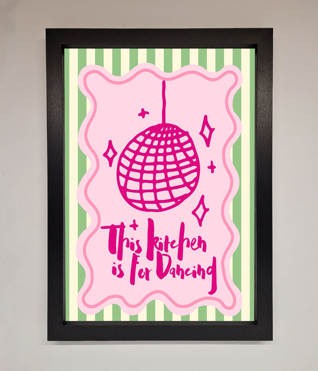 This Kitchen Is For Dancing Framed Wall Art