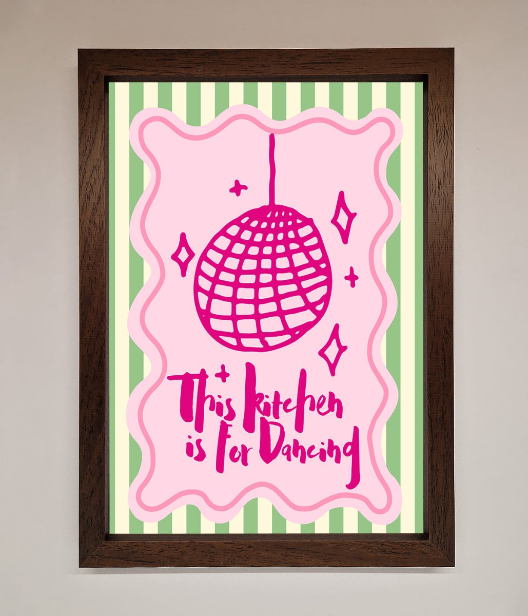 This Kitchen Is For Dancing Framed Wall Art