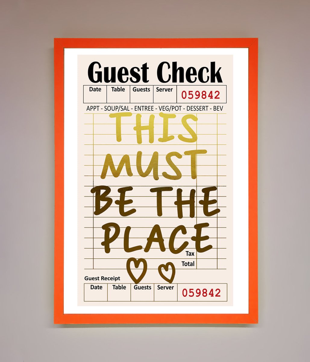 This Must Be The Place Foil Print