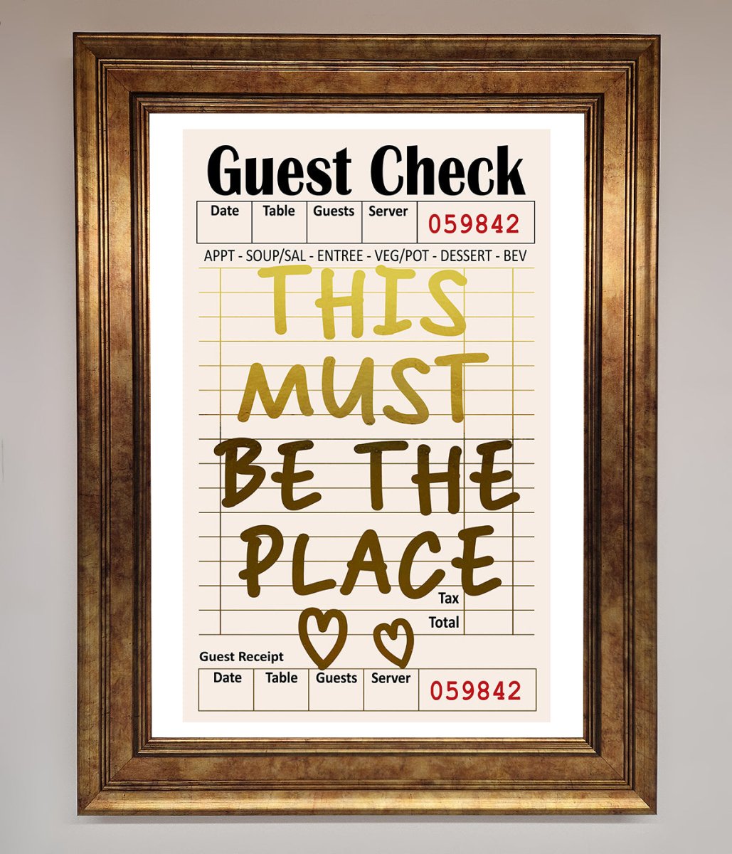 This Must Be The Place Foil Print