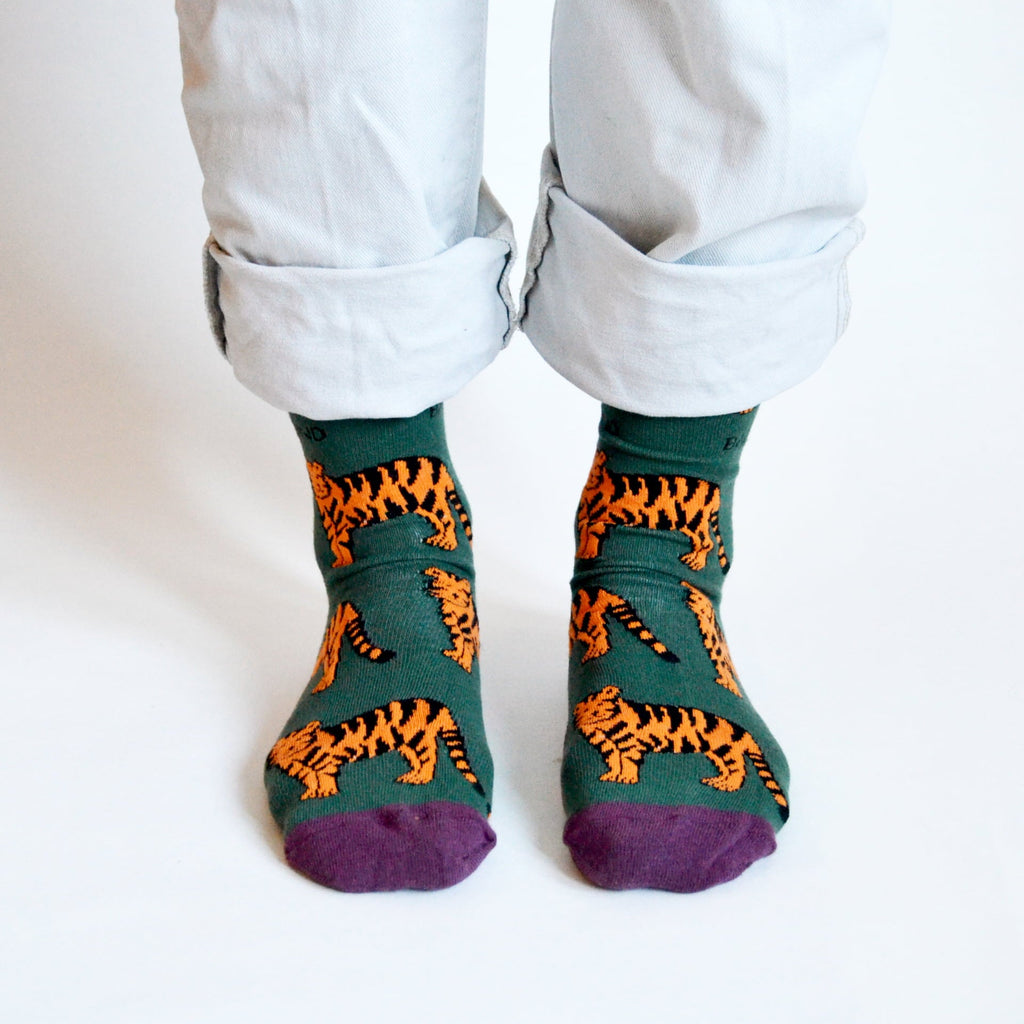 Green Lover Bamboo Sock Set with 5 Pairs