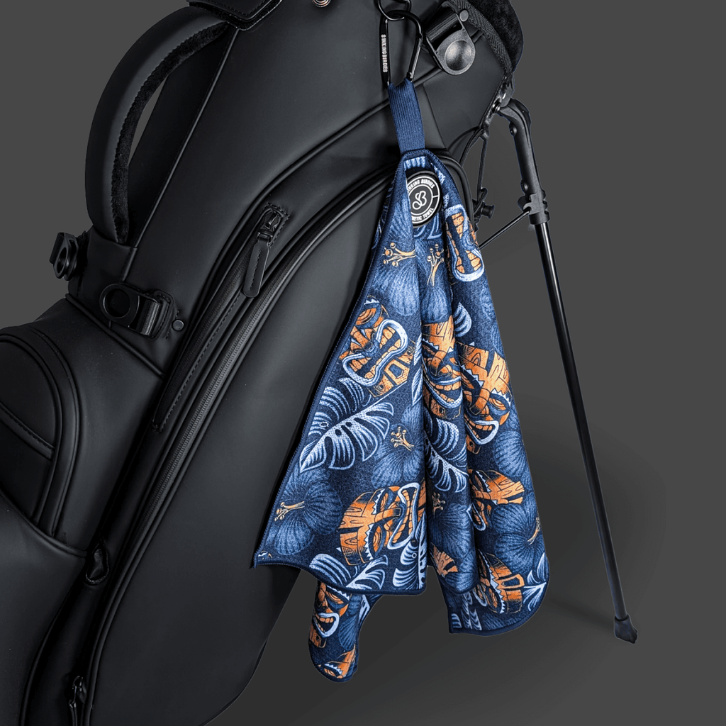 Gold Magnetic Golf Towel