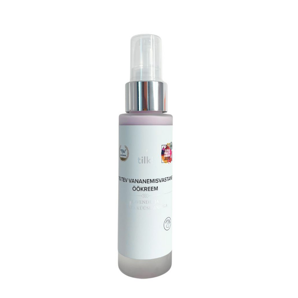 Nourishing Anti-Ageing Night Cream with Lavender & Black Garlic by Tilk! at www.brixbailey.com