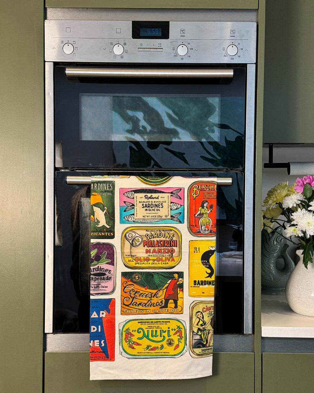 Tinned Sardine Tea Towel