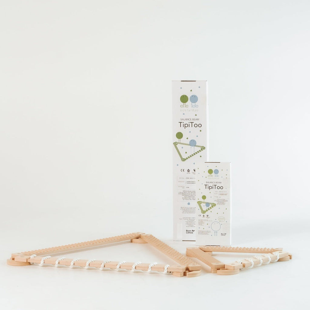 Enhance Your Skills with TipiToo® Balance Beam Set - Fun & Developmental Play for All Ages by Ette Tete at www.brixbailey.com