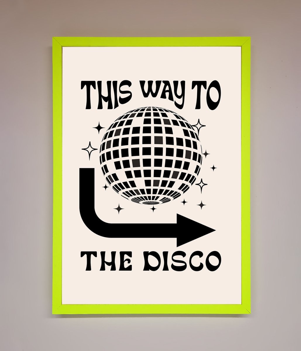 To The Disco Framed Poster