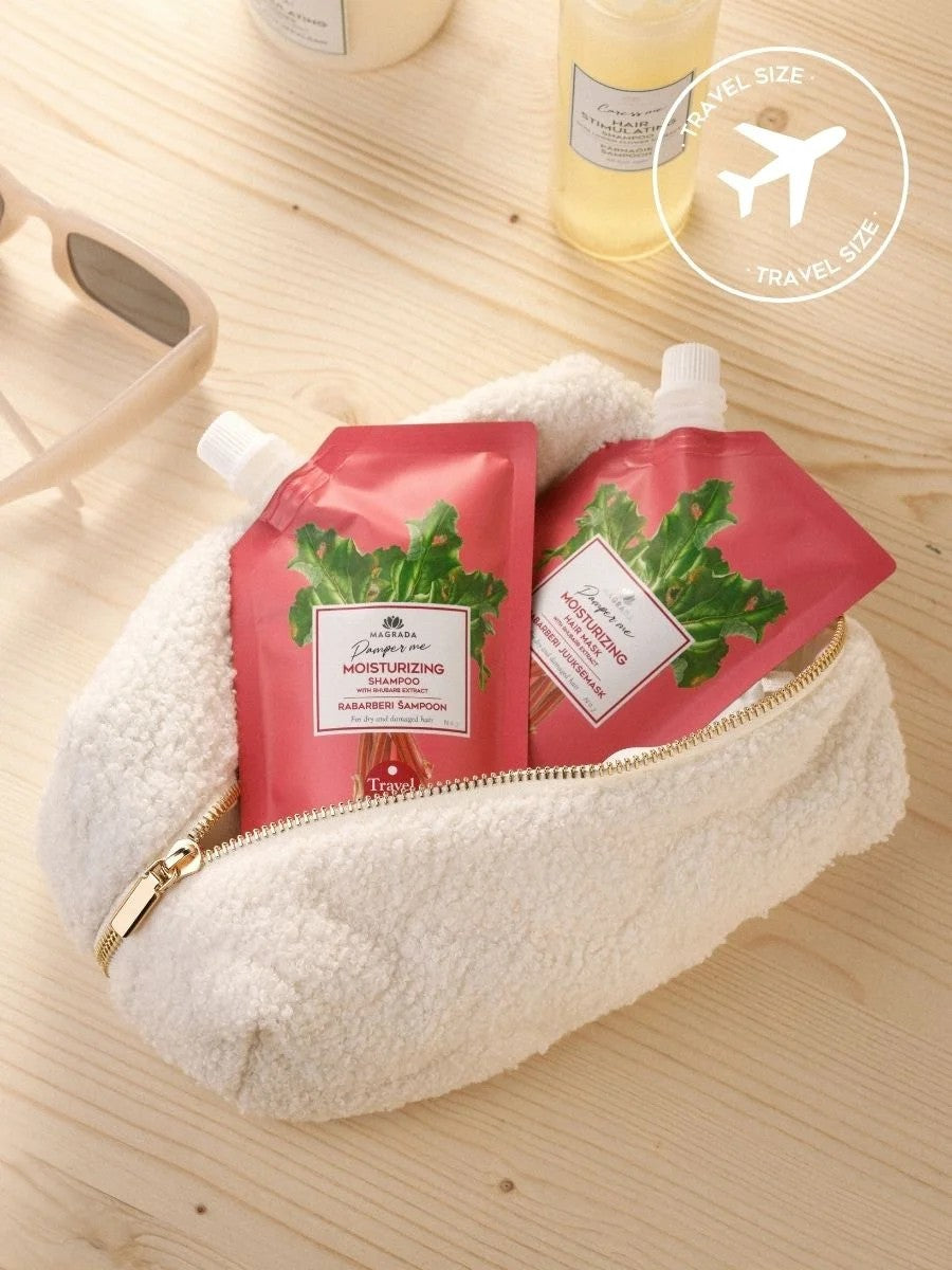 Magrada Rhubarb Shampoo for Dry Scalp & Damaged Hair - Travel Size 100ml - Nourishing & Revitalizing by Magrada Organic Cosmetics at www.brixbailey.com