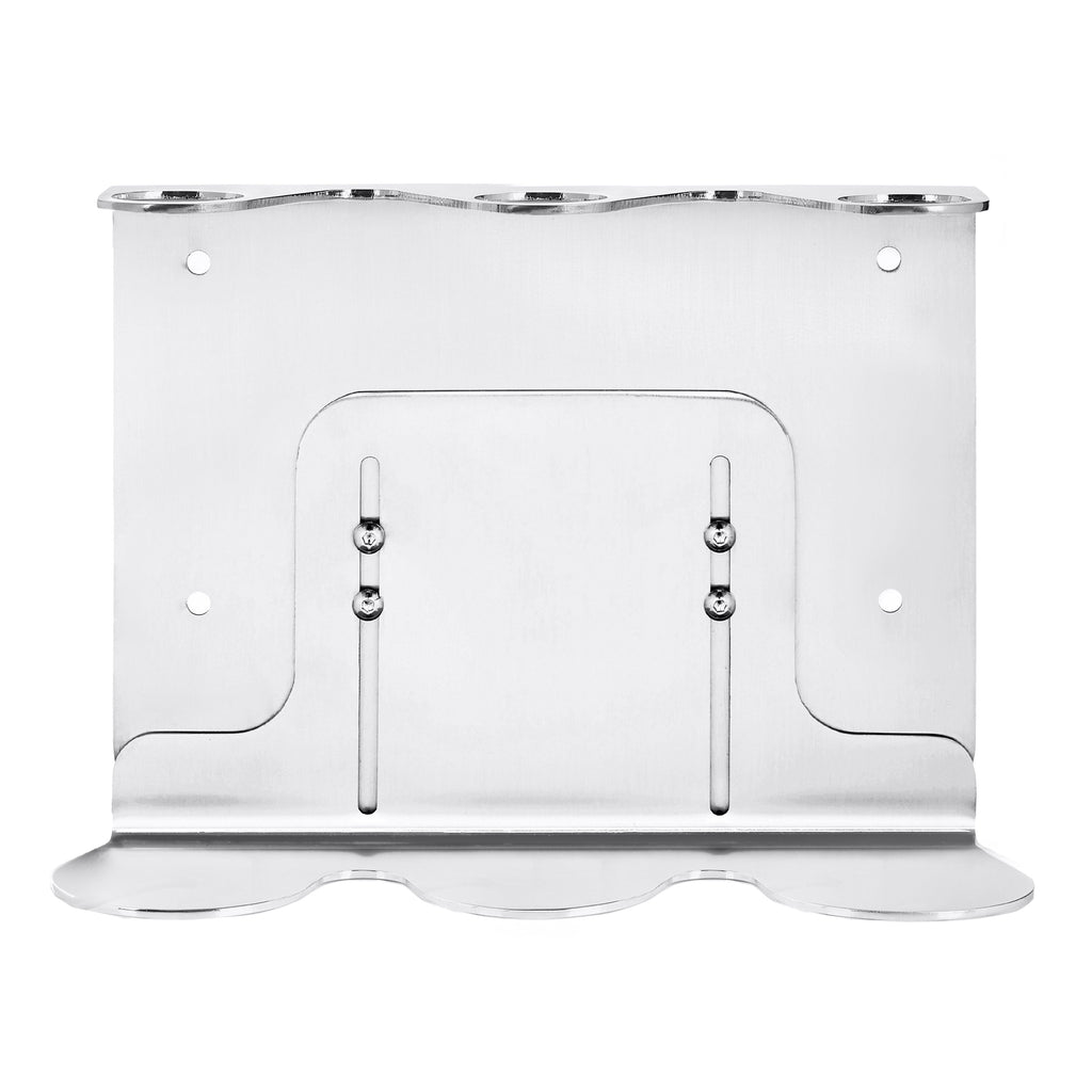 Chrome Triple Bottle Holder for Soap Dispensers