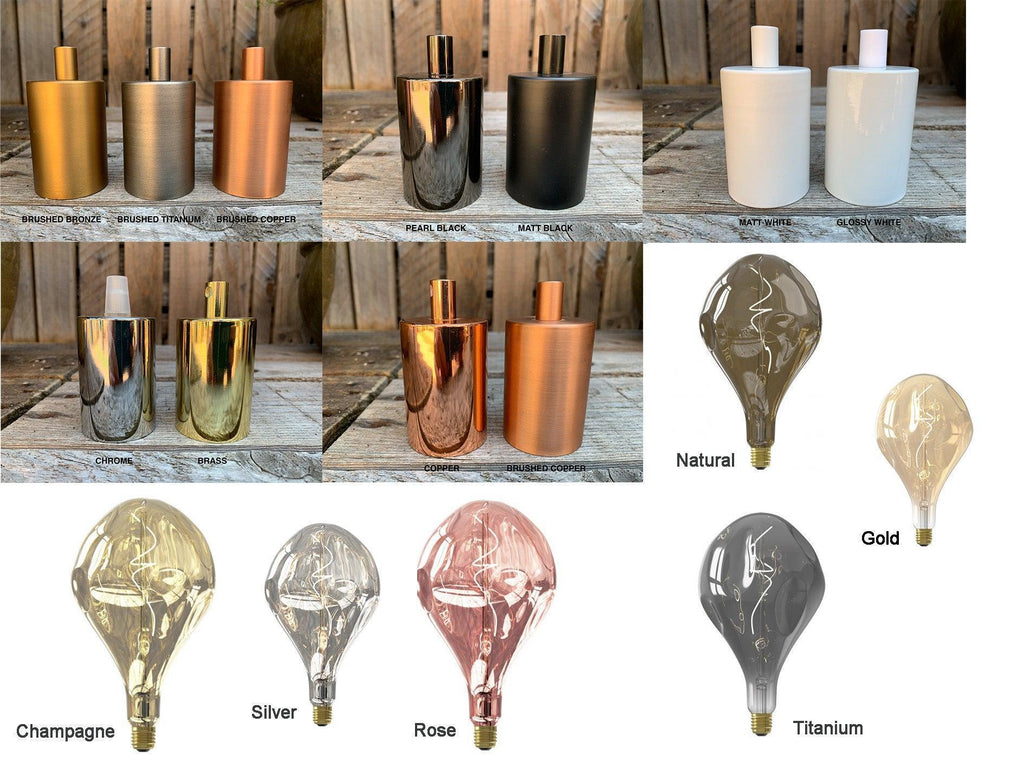 Triple Evo Cluster Pendant Light in Tri Colour