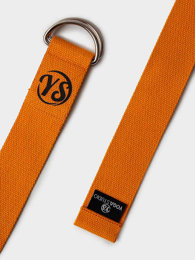 Organic Cotton D-Ring Yoga Belt Strap 2.5m