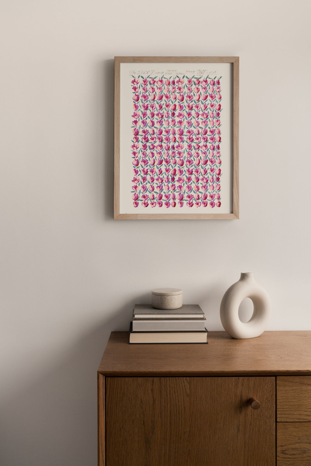 Tulip Kisses Vintage Archive Poster Print