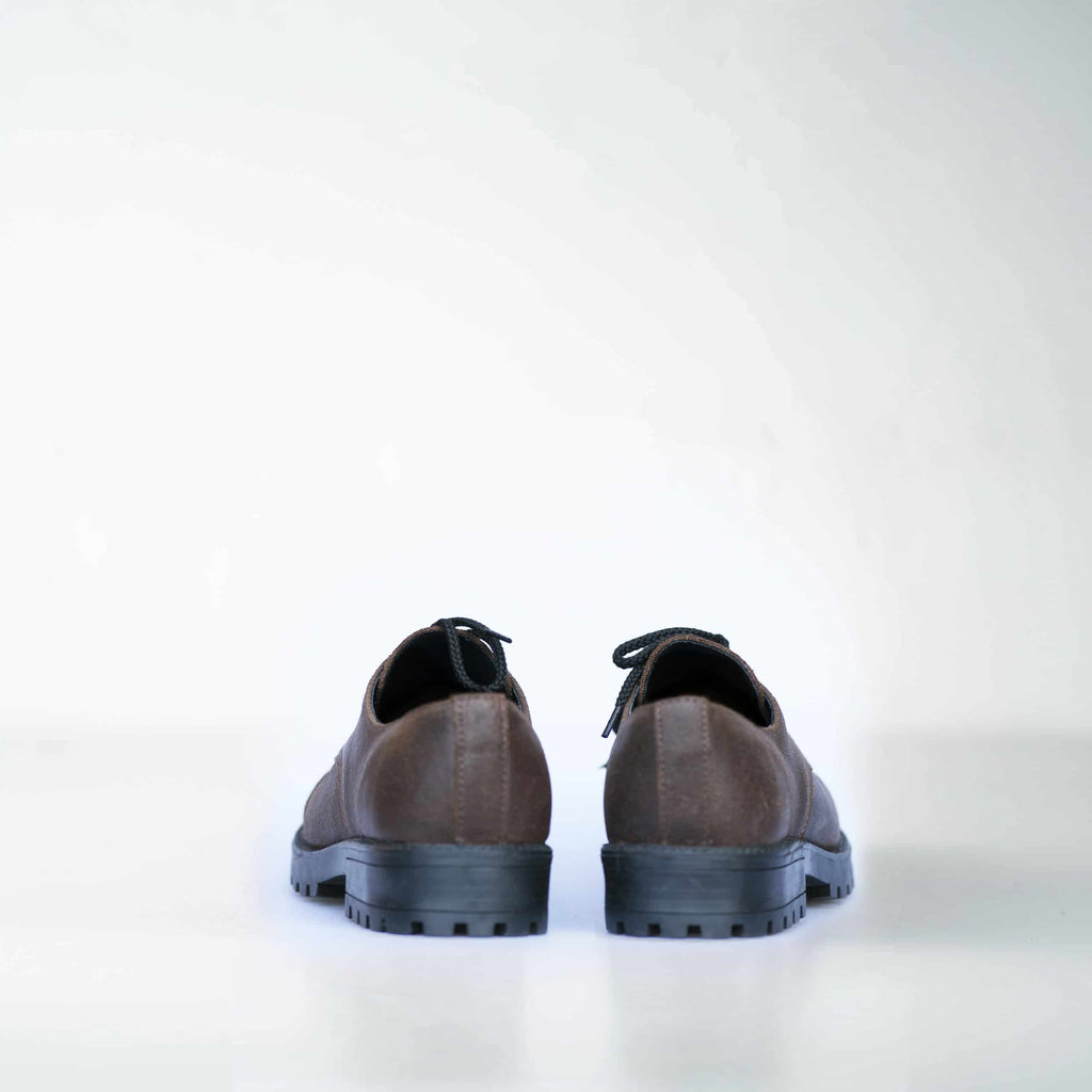 Dark Brown Widgets – Genuine Leather Shoes for All Ages by Samelin at www.brixbailey.com