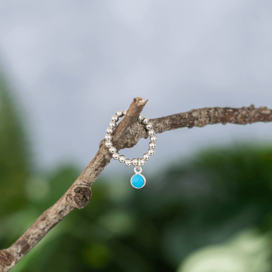Turquoise Birthstone Ring for December