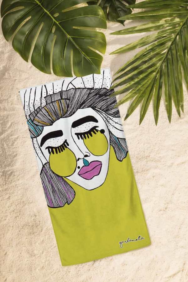Handmade Artistic Bath Towel by Garbanota – Luxury & Comfort by Garbanota at www.brixbailey.com