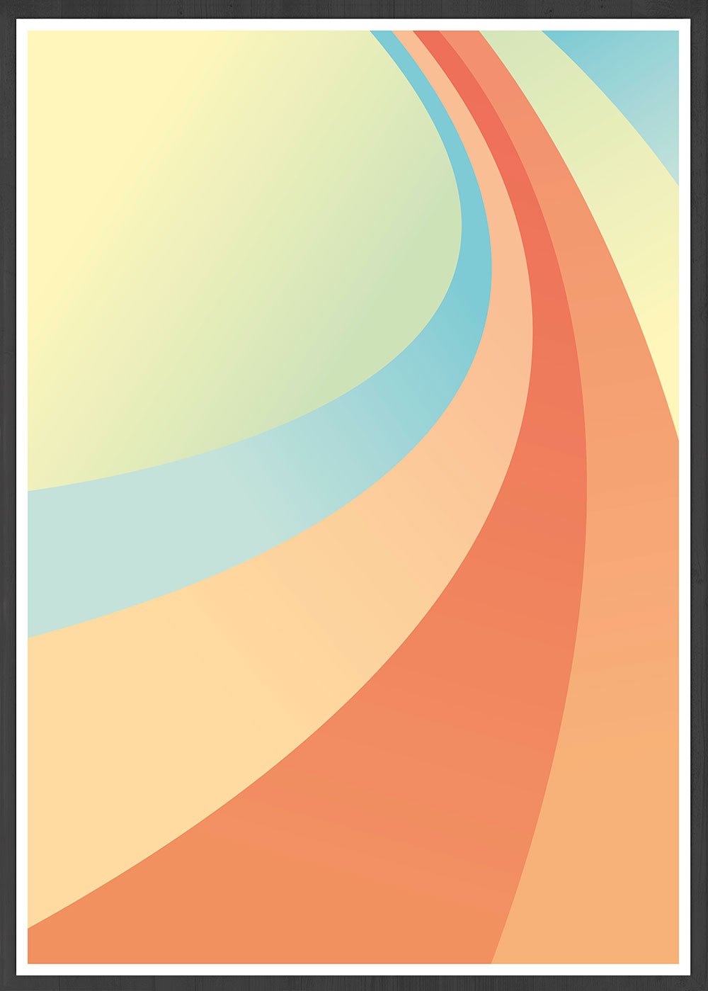 Rainbow Minimal Art Print