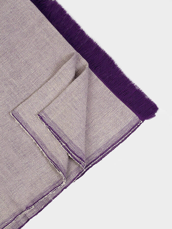 Organic Cotton Two Toned Yoga Blanket