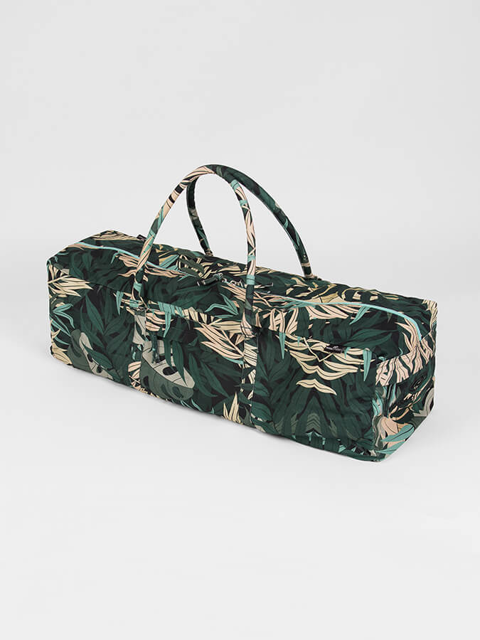 Organic Cotton Yoga Equipment Bag in Floral Design