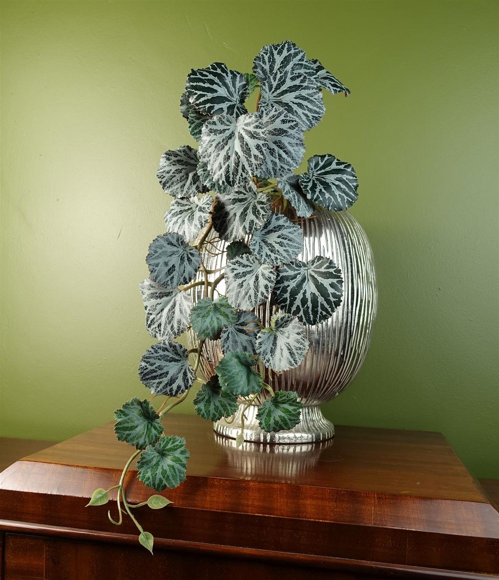 Trailing Begonia Artificial Plant 50cm with Realistic Leaves