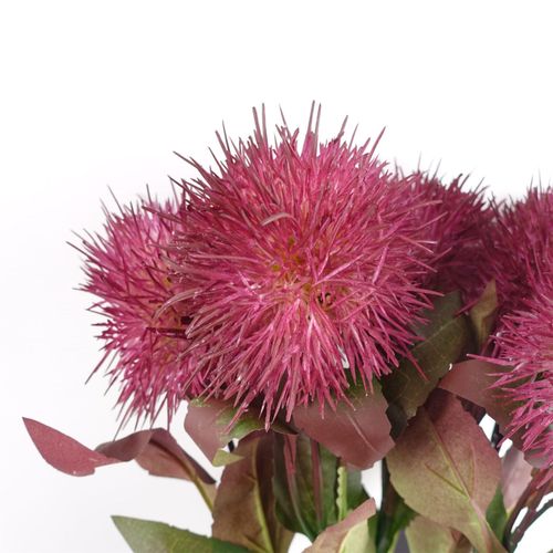 70cm Purple Globe Thistle Artificial Flower Stem