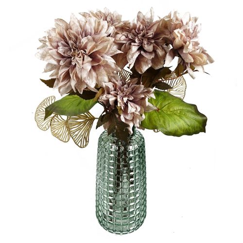 55cm Dusty Pink Dahlia Flower Stem