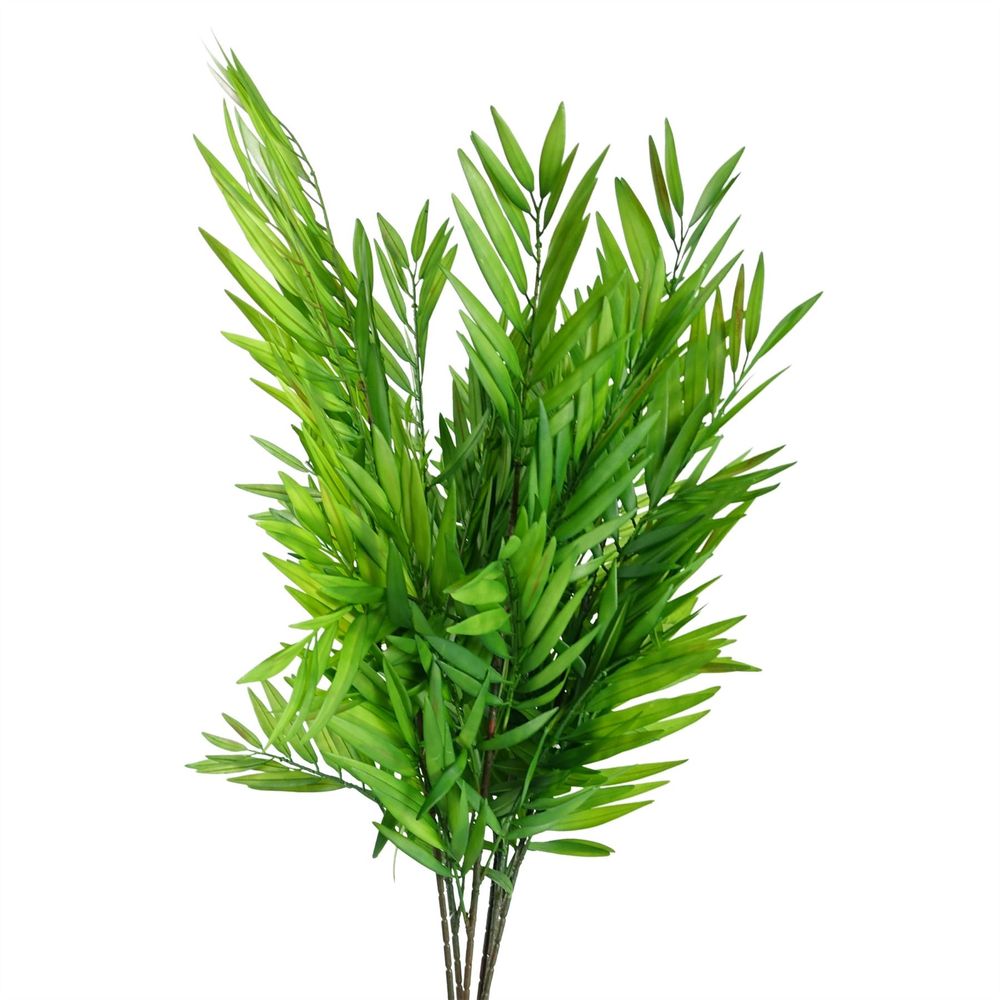 Pack of 6 Bamboo Fern Stems 85cm Tall Artificial Plants