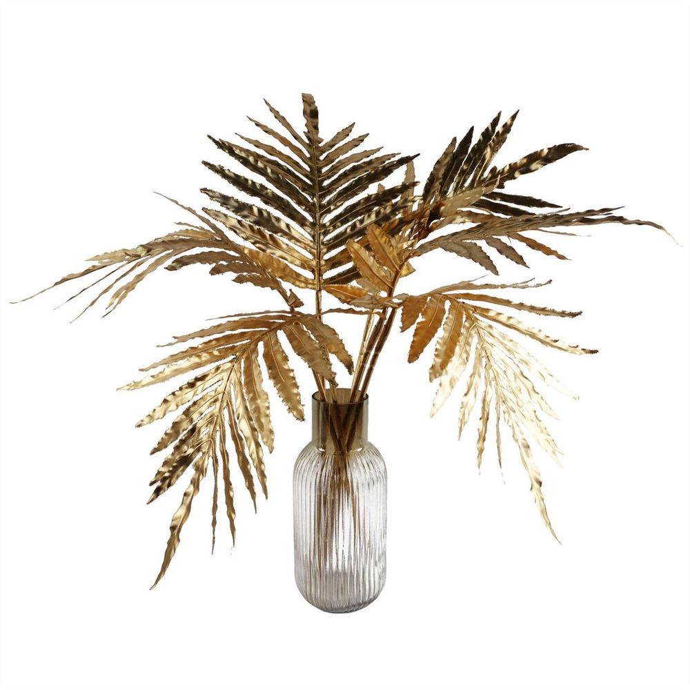 Gold Palm Leaf 95cm Artificial Plant Decoration