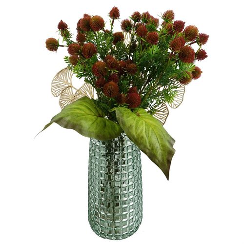 65cm Golden Leaves Flower Arrangement Stem
