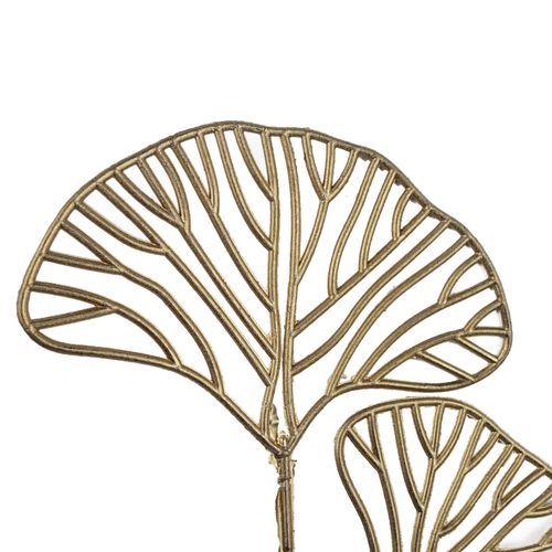 65cm Golden Leaves Flower Arrangement Stem