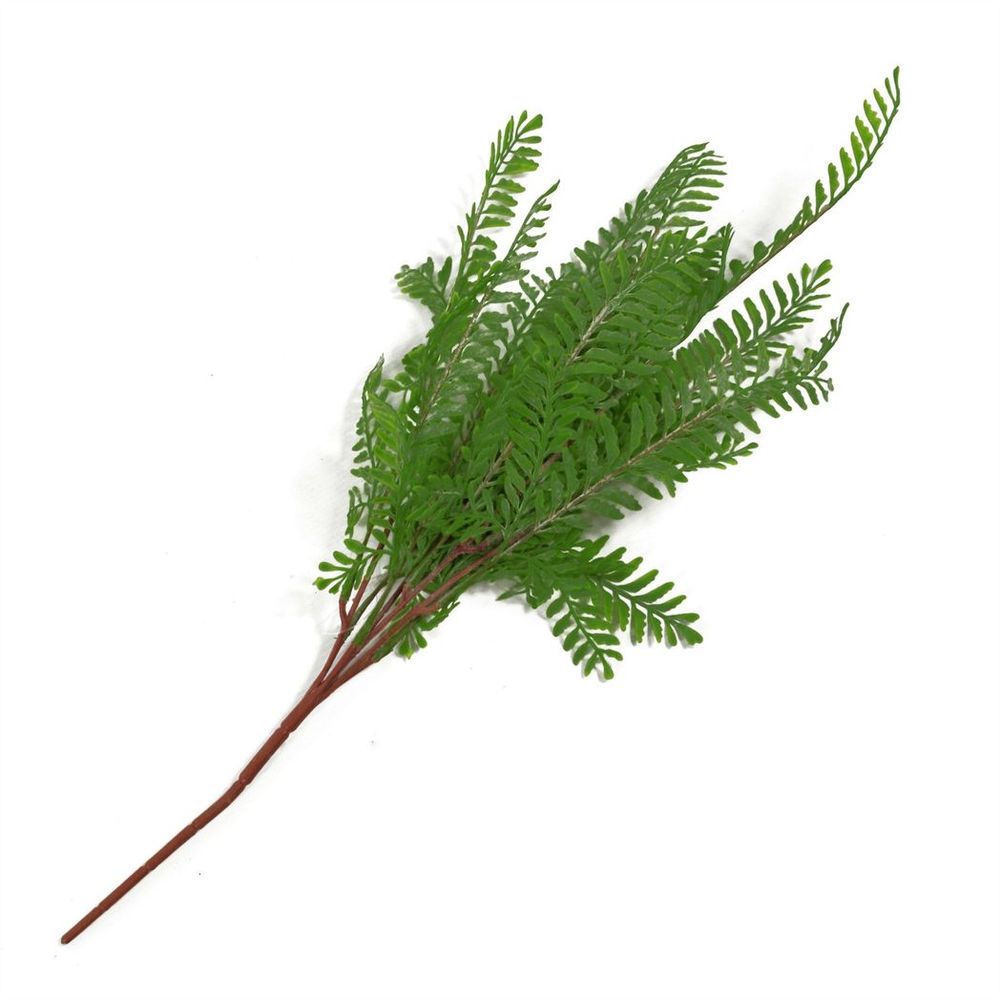 55cm Himalayan Maidenhair Fern Bush Dark Green Artificial Plant