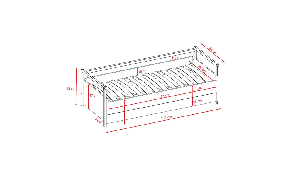 Victor Daybed with Drawers