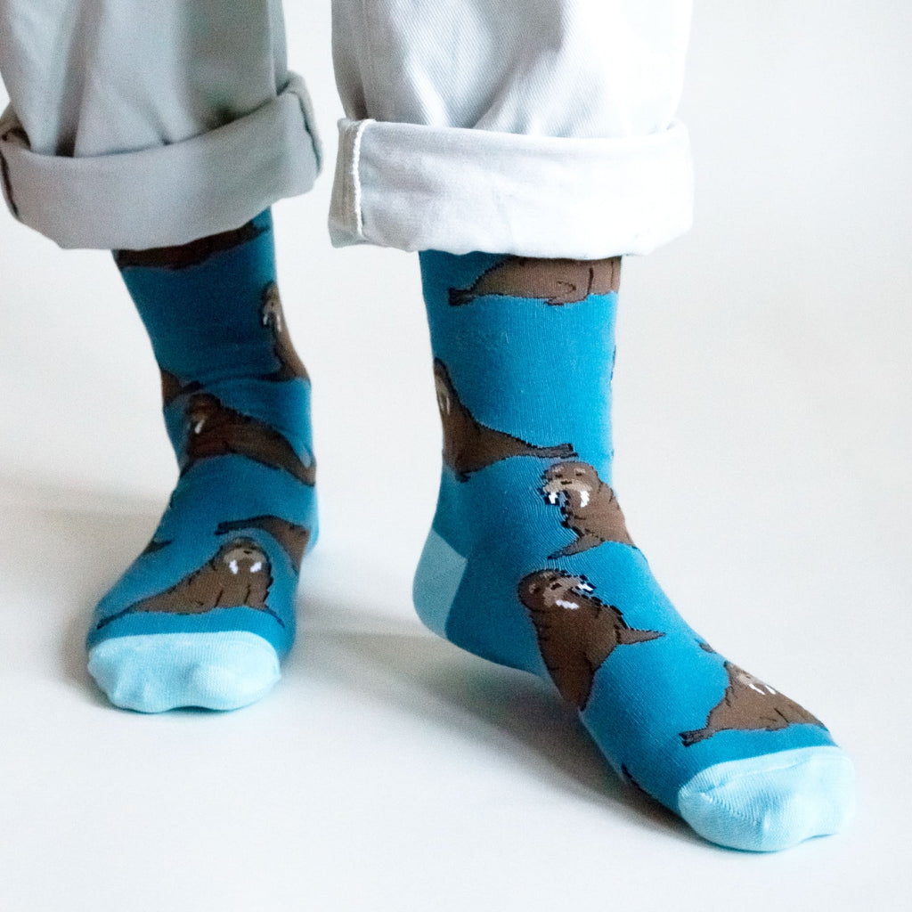 Blue Lover 6 Bamboo Sock Set