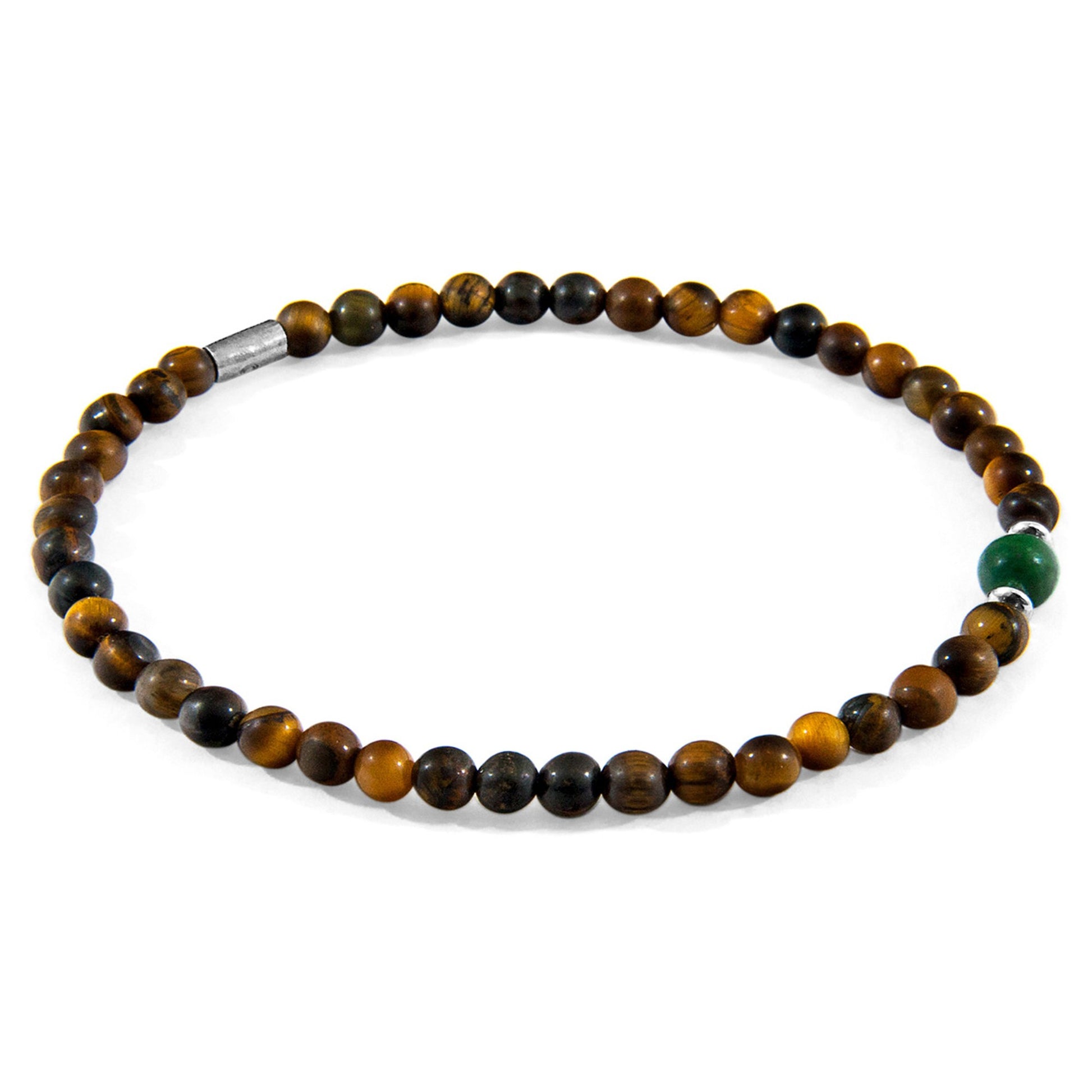 Elevate Your Style with the Walter Silver and Stone SKINNY Bracelet by ANCHOR & CREW at www.brixbailey.com
