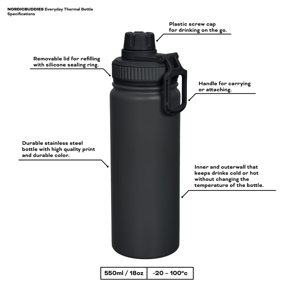 Moomin Thermal Bottle by Nordicbuddies – Stay Hot or Cold 6hrs by Moomin by NordicBuddies at www.brixbailey.com