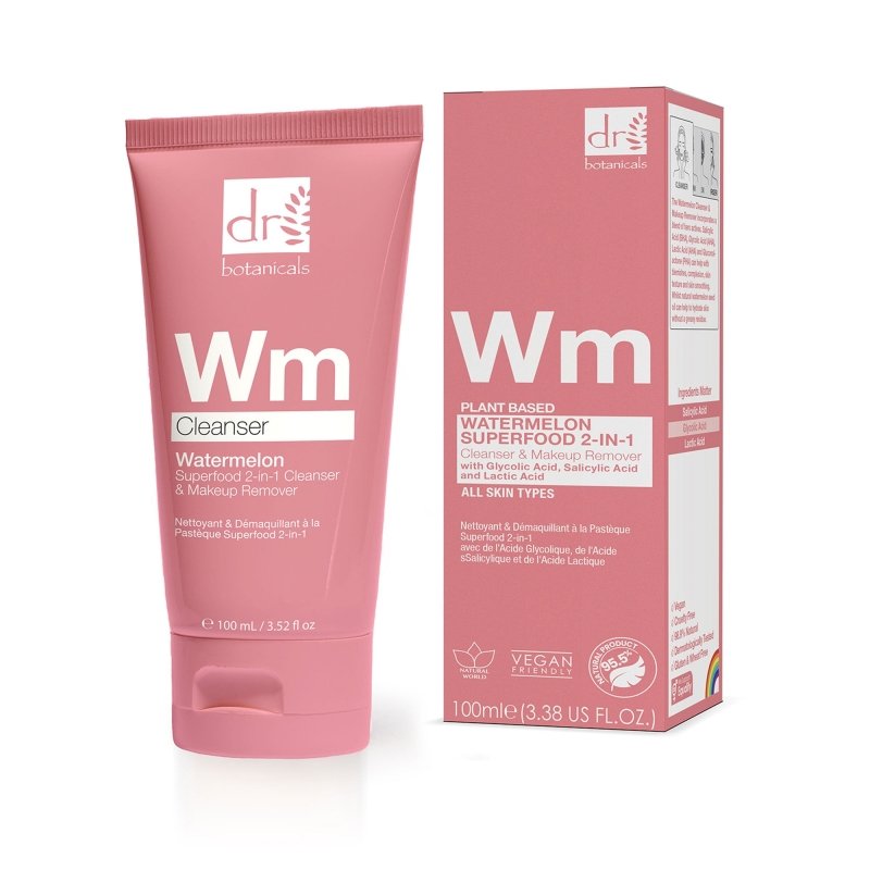 Watermelon Superfood 2 in 1 Cleanser and Makeup Remover 100ml