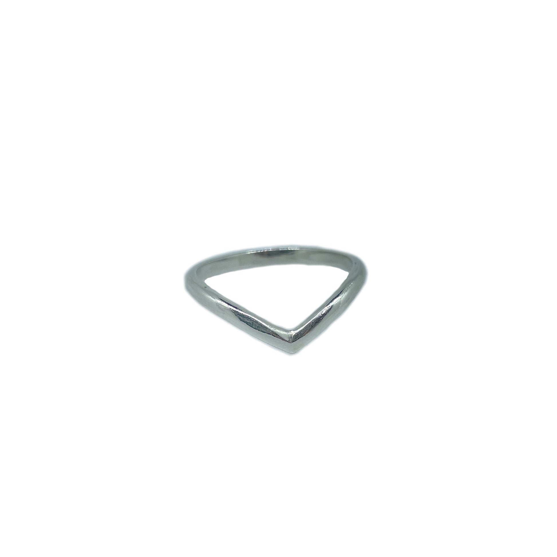 Wishbone Ring in Recycled Sterling Silver