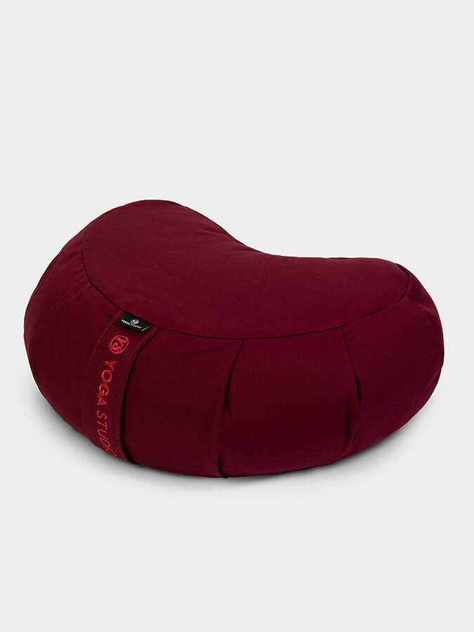 Organic Buckwheat Zafu Crescent Meditation Cushion