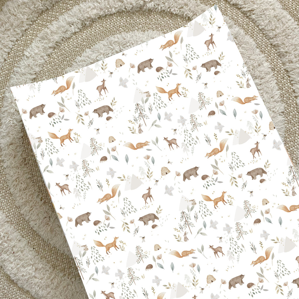 Anti-Roll Wedge Baby Changing Mat - Inca Print